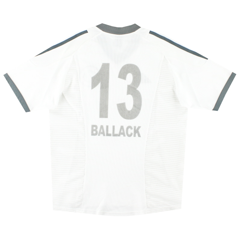 2002-03 Bayern Munich adidas Maillot Extérieur Ballack #13 L.Boys