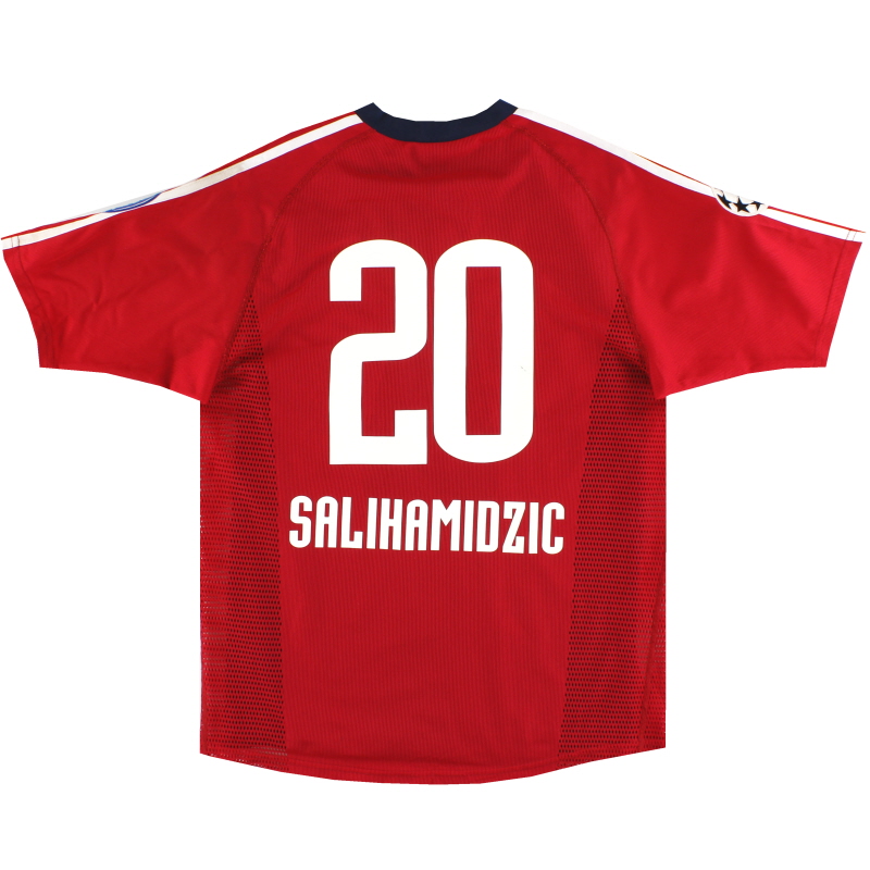 2002-03 Bayern Munich adidas Player Issue CL Home Shirt Salihamidzic #20 S - 167415