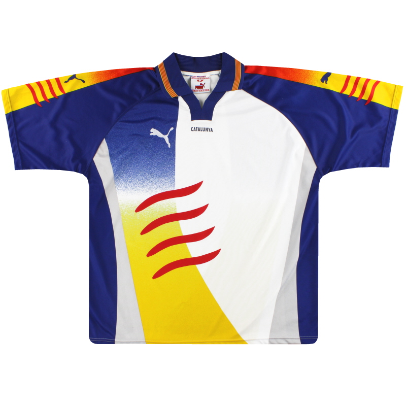 2002-03 Catalunya Puma Player Issue Away Shirt #15 L