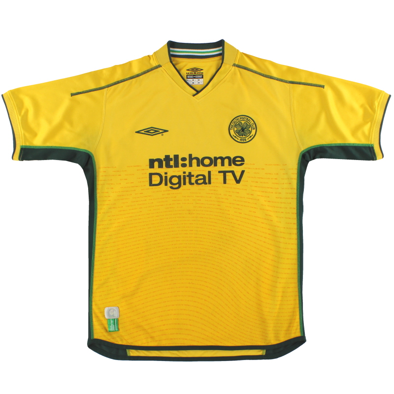 2002-03 Celtic Umbro Away Shirt XL