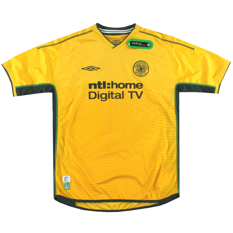 2002-03 Celtic Umbro Away Shirt *w/tags* L - 735613JAL