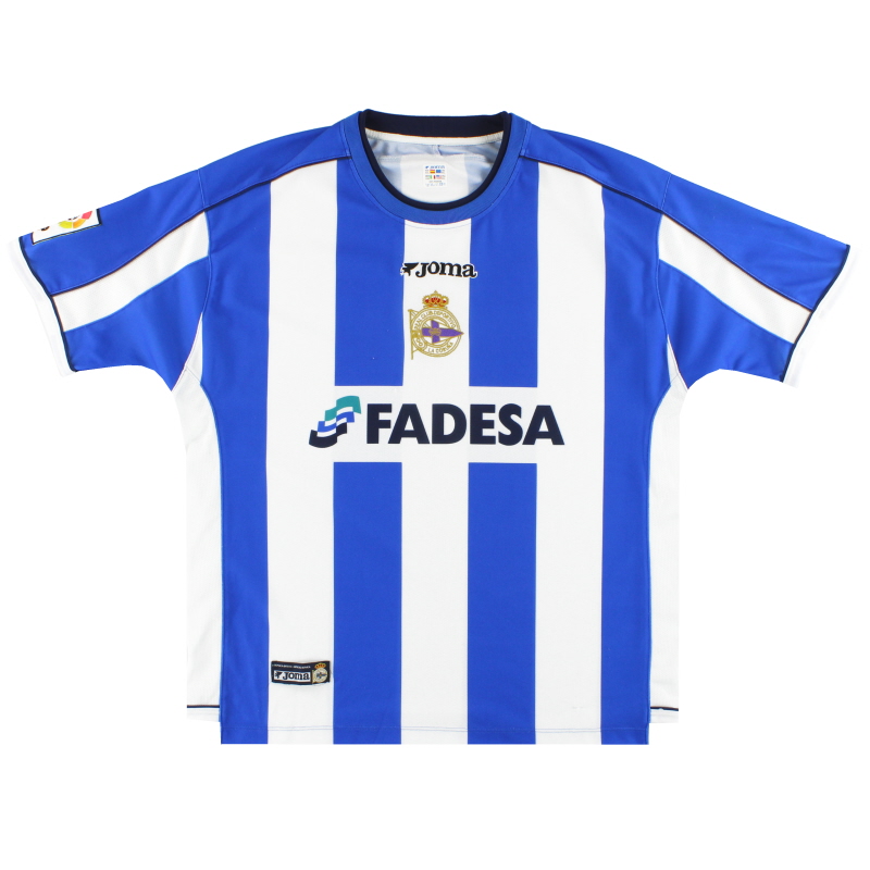 2002-03 Deportivo Joma Home Shirt *Mint* L
