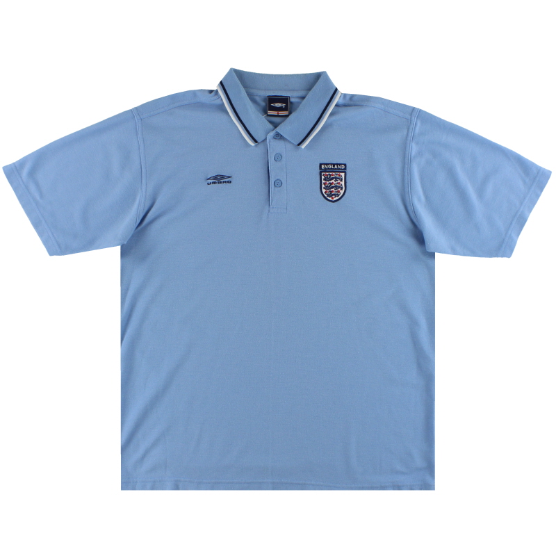 2002-03 England Umbro Polo Shirt L