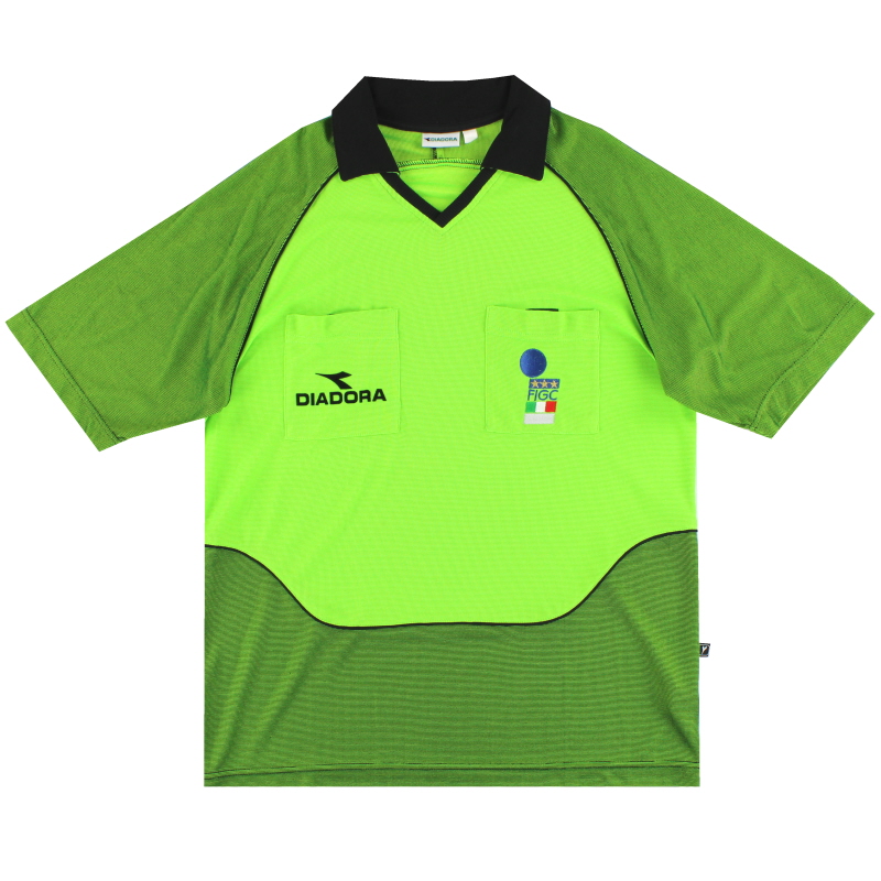 2002-03 Italy Diadora FIGC Referee Shirt *Mint* L
