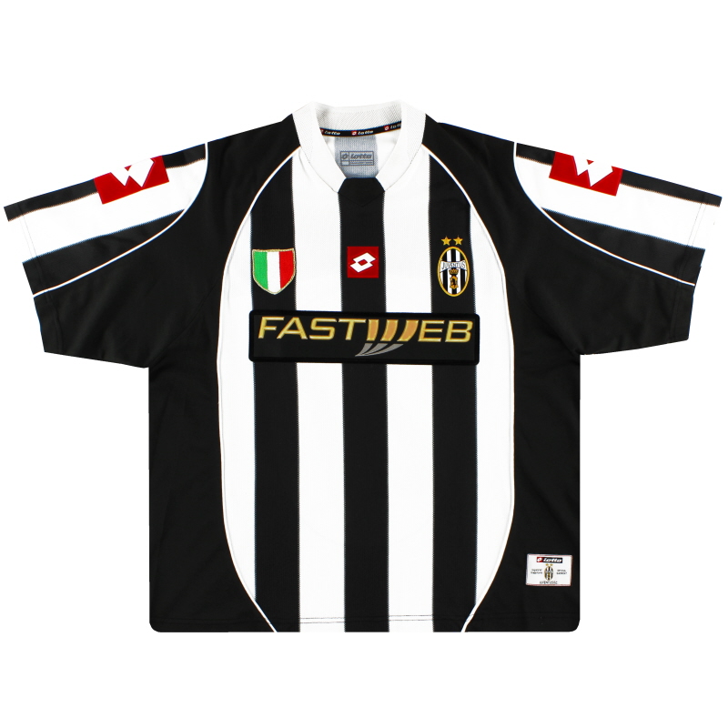 2002-03 Juventus Lotto Home Shirt #10 L