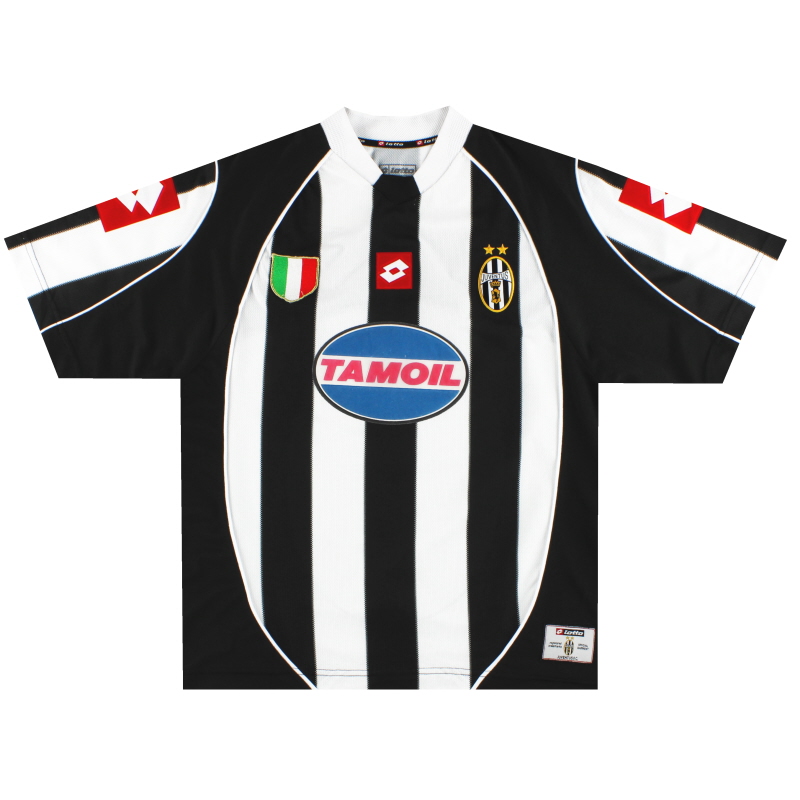 Kemeja Kandang Juventus Lotto CL 2002-03 L