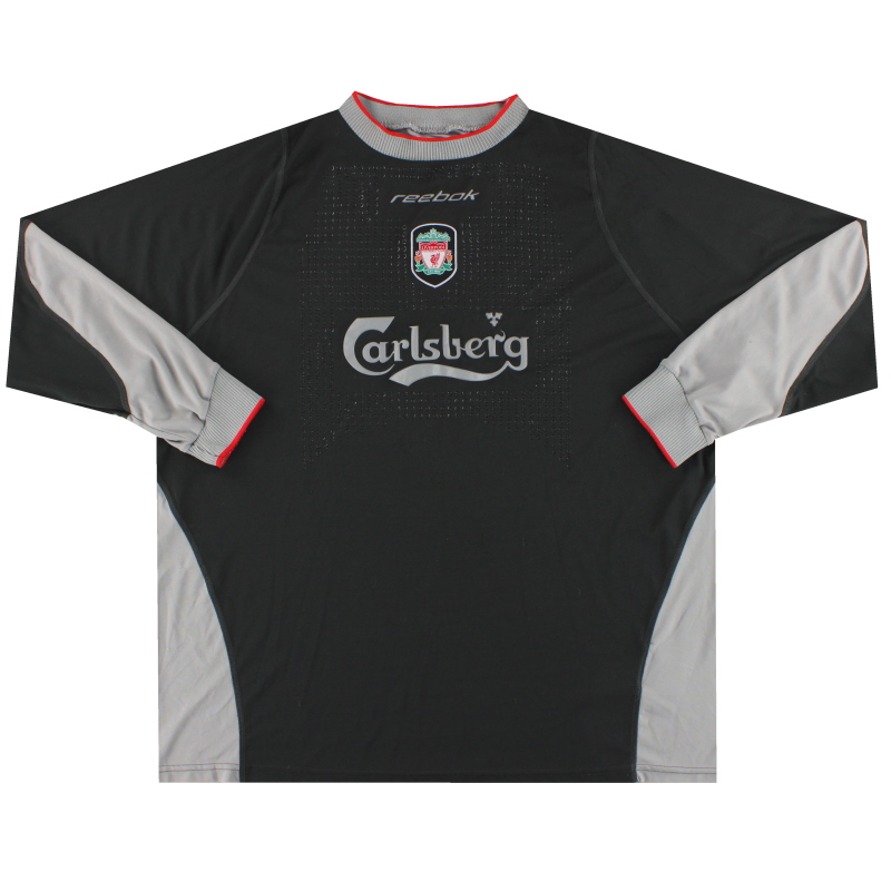 2002-03 Liverpool Reebok Goalkeeper Shirt #1 XXL
