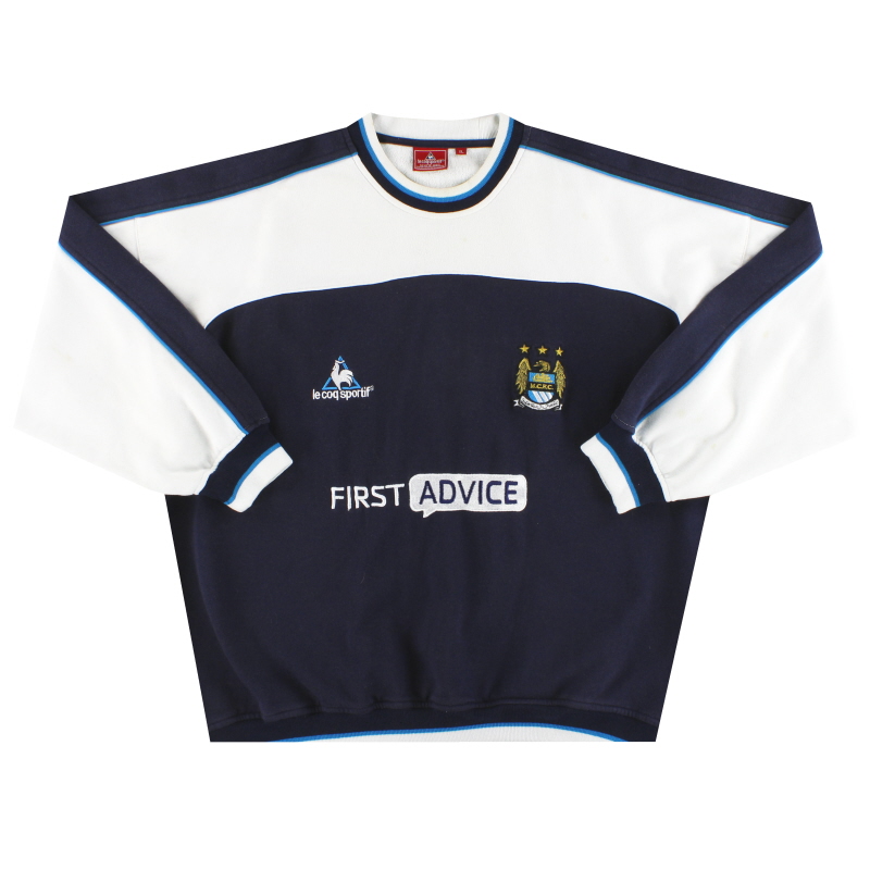 2002-03 Manchester City Le Coq Sportif Felpa XL