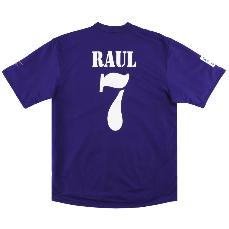 2002-03 Real Madrid adidas Centenary Third Shirt Raul #7 XL