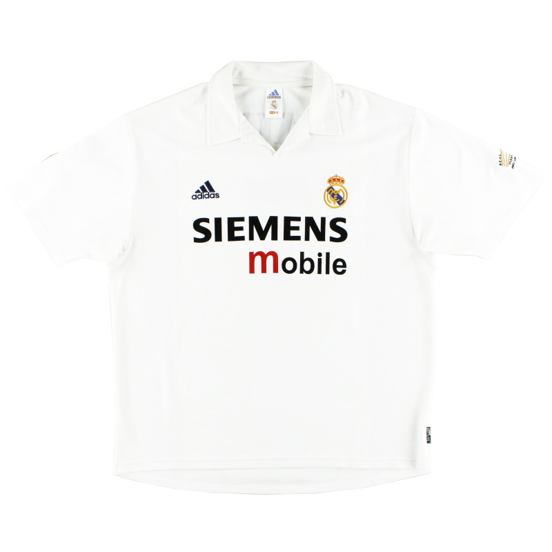 2002-03 Real Madrid Centenary Home Shirt XL - 156653