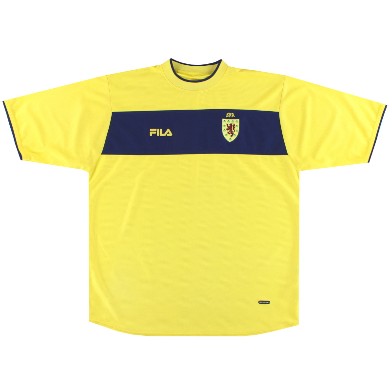 2002-03 Scotland Fila Away Shirt XL