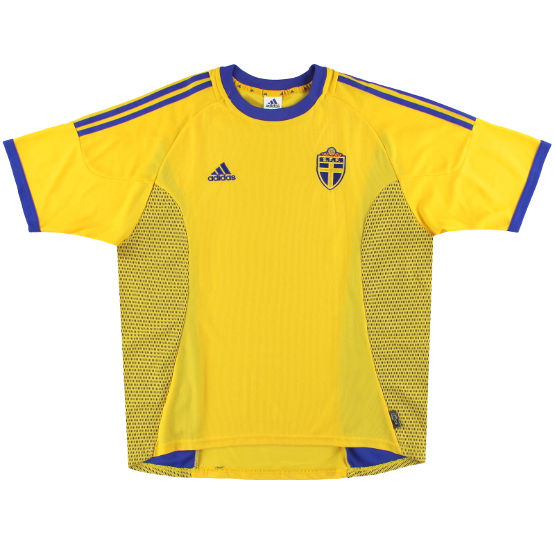2002-03 Sweden adidas Home Shirt XL - 299600