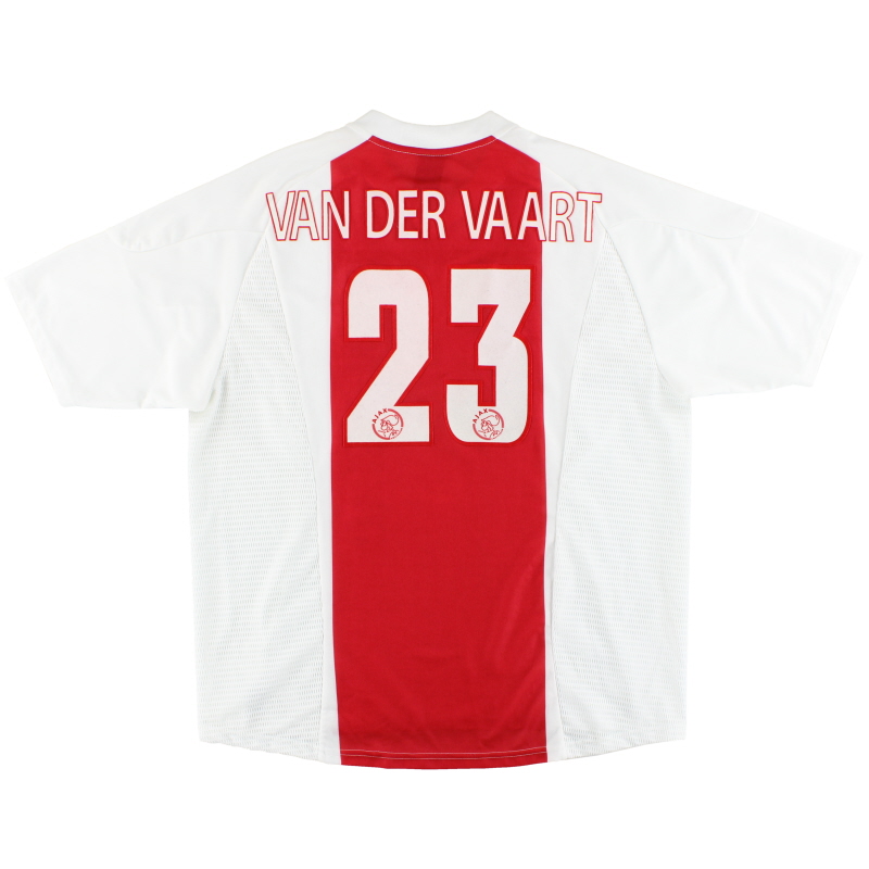 2002-04 Ajax adidas Home Shirt van der Vaart #23 XL