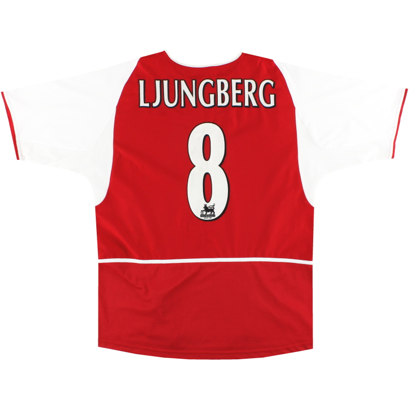 2002-04 Arsenal Nike Home Shirt Ljungberg #8 L - 184985
