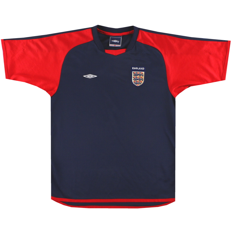 2002-04 England Umbro Leisure Shirt L.Boys