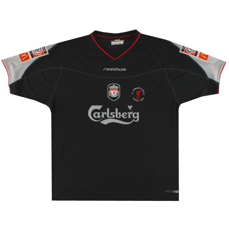 2002-04 Liverpool Reebok 'Community Shield Final' Away Shirt L - 224854
