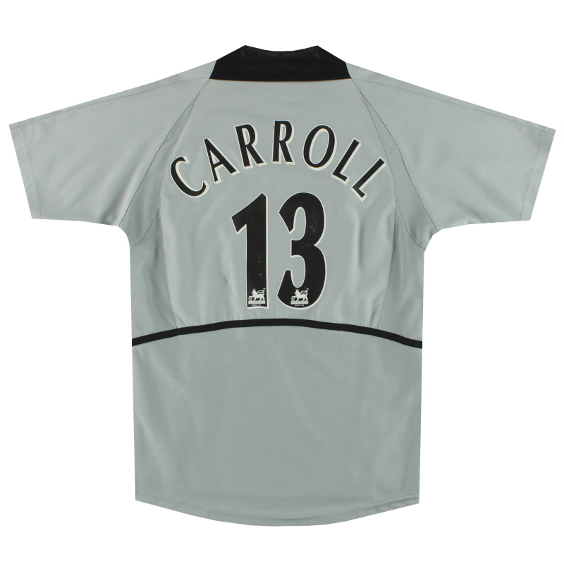 2002-04 Manchester United Nike Goalkeeper Shirt Carroll #13 M.Boys - 464383