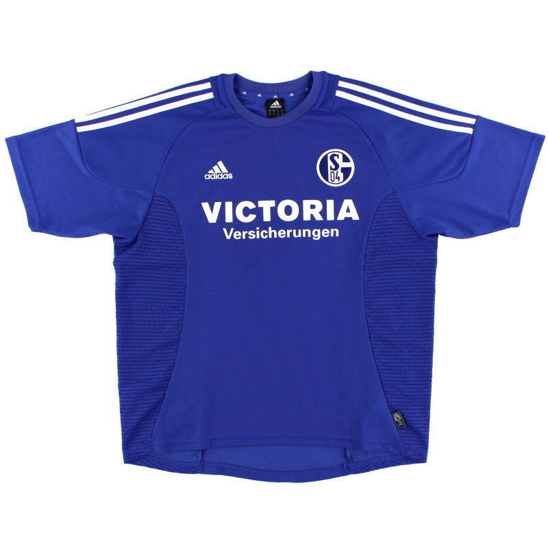 2002-04 Schalke adidas Home Shirt *Mint* XL