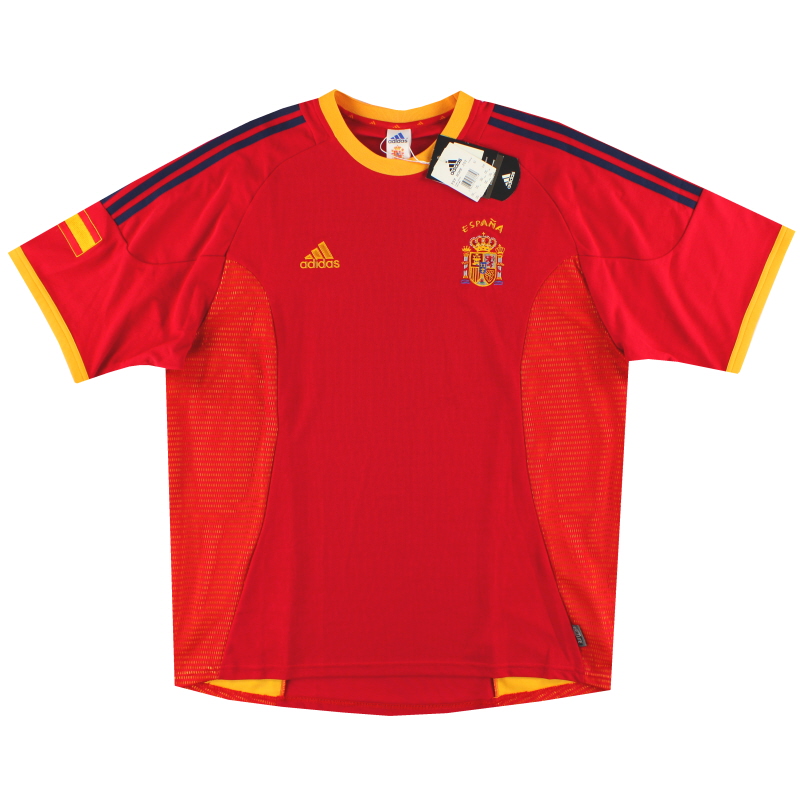 2002-04 Spain adidas Home Shirt *w/tags* XXL