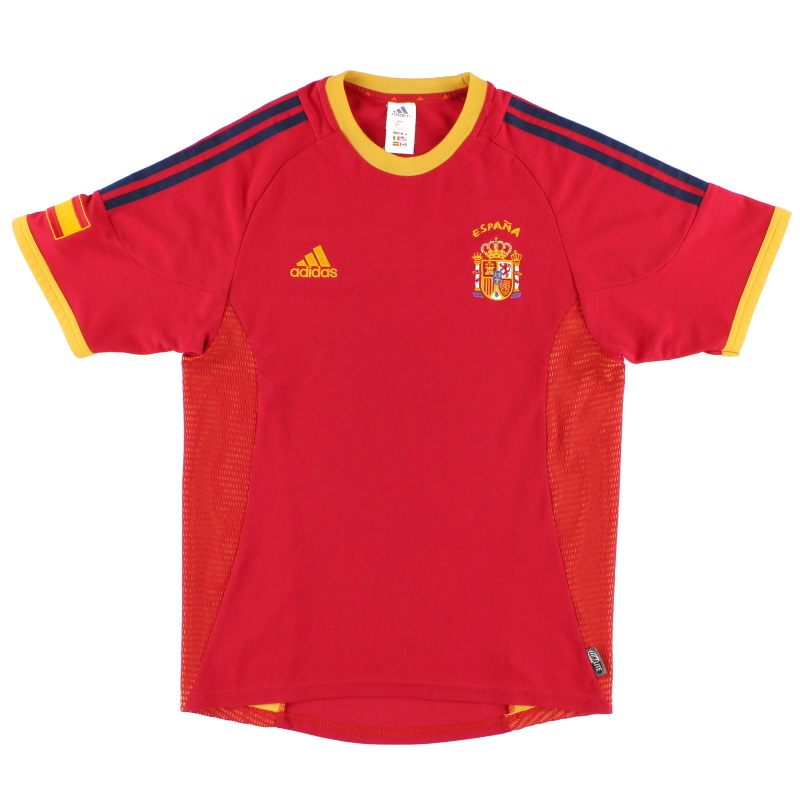 2002-04 Spain Home Shirt S - 298547