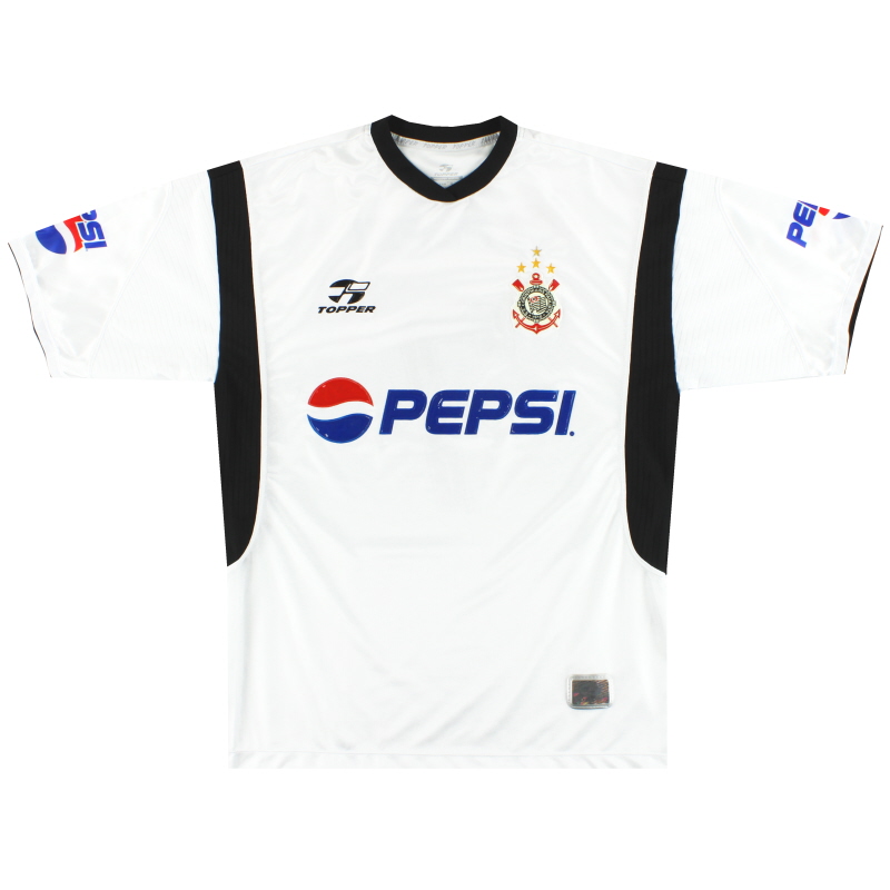 2002 Corinthians Home Shirt #7 L