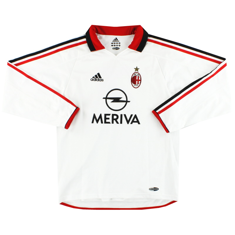 2003-04 AC Milan adidas Player Issue Away Shirt #10 L/S *As New* M - 912804