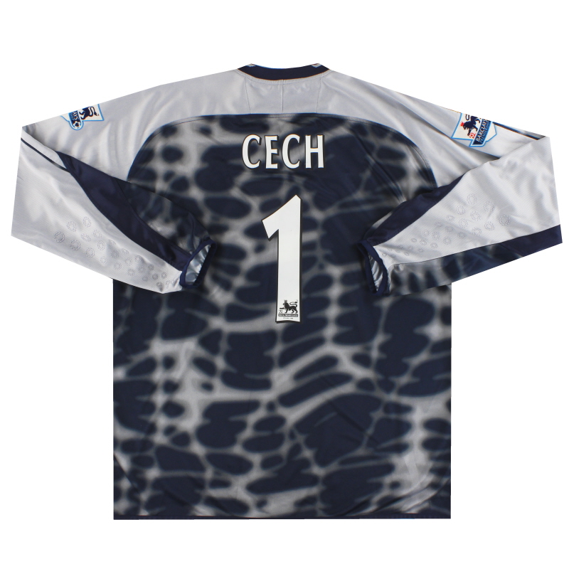 2003-04 Chelsea Umbro Goalkeeper Shirt Cech #1 XXL
