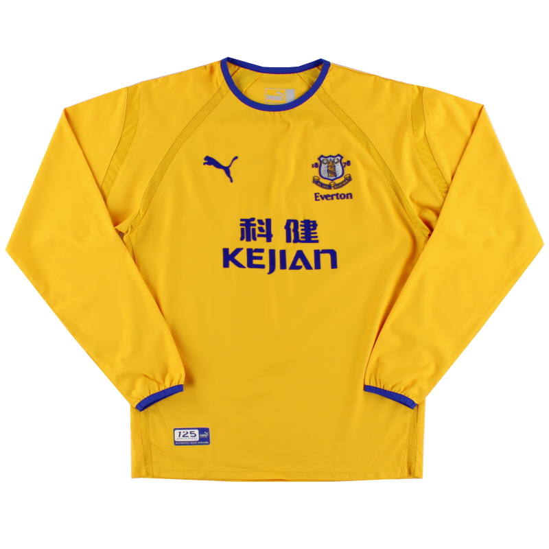 2003-04 Everton Puma Away Shirt L/S XXXL