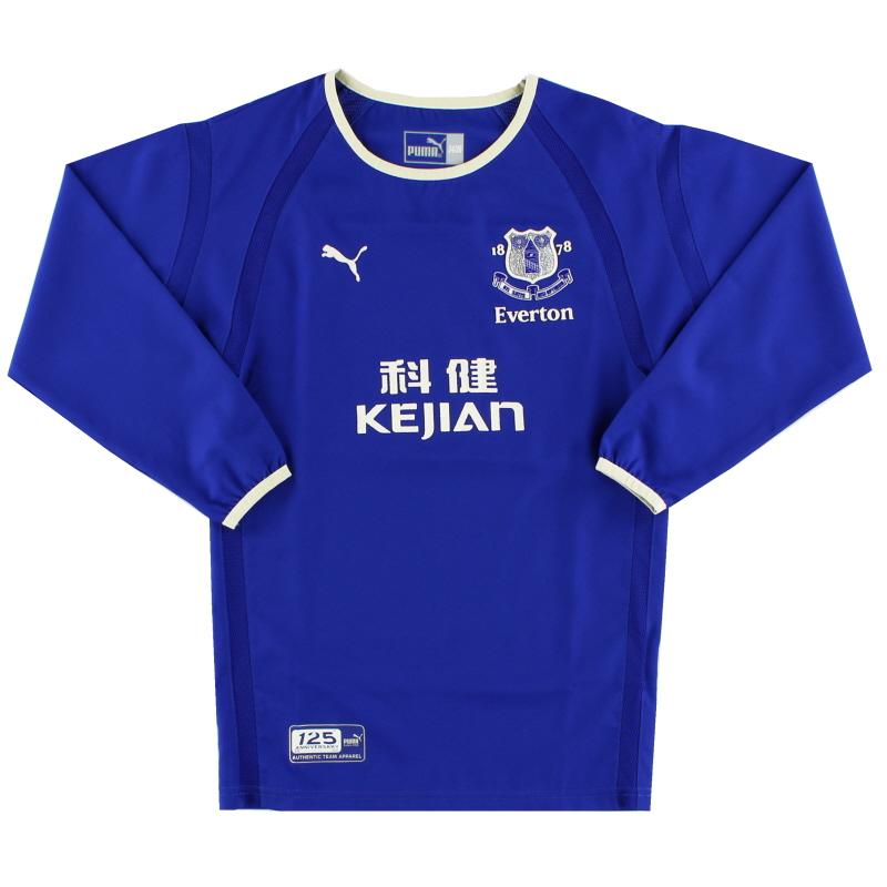 2003-04 Everton Puma Home Shirt L/S XXL.Boys