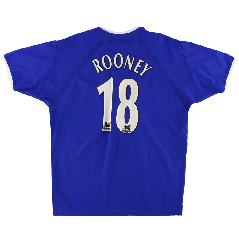 2003-04 Everton Puma Home Shirt Rooney #18 L.Boys