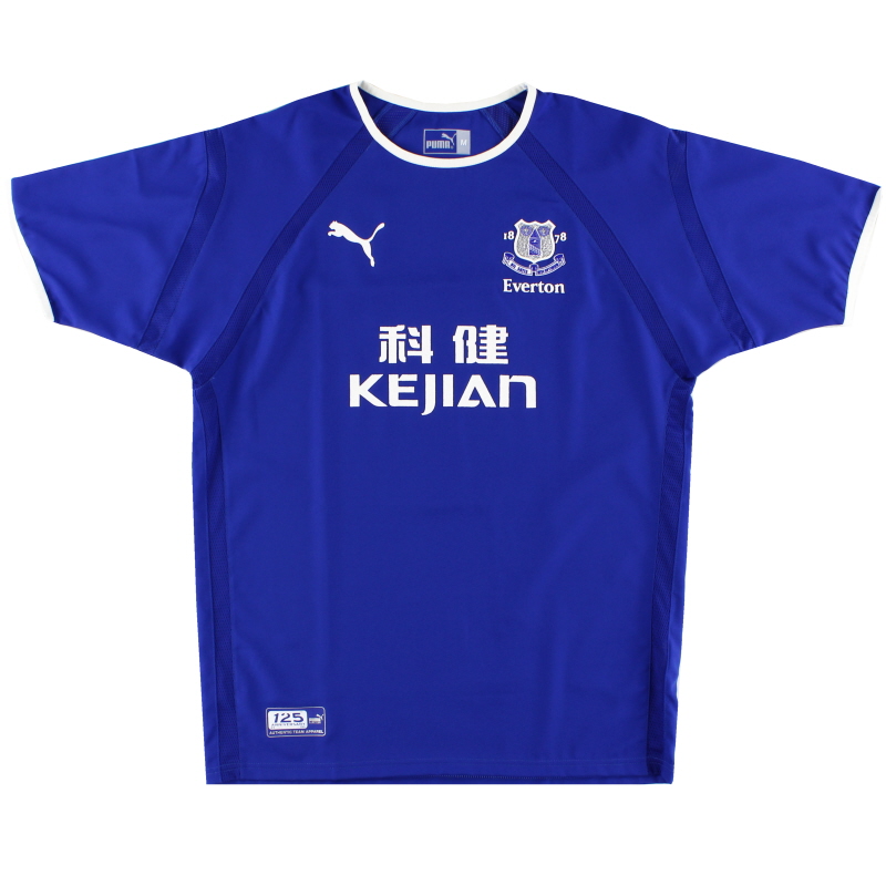 2003-04 Everton Puma Home Shirt *Mint* L