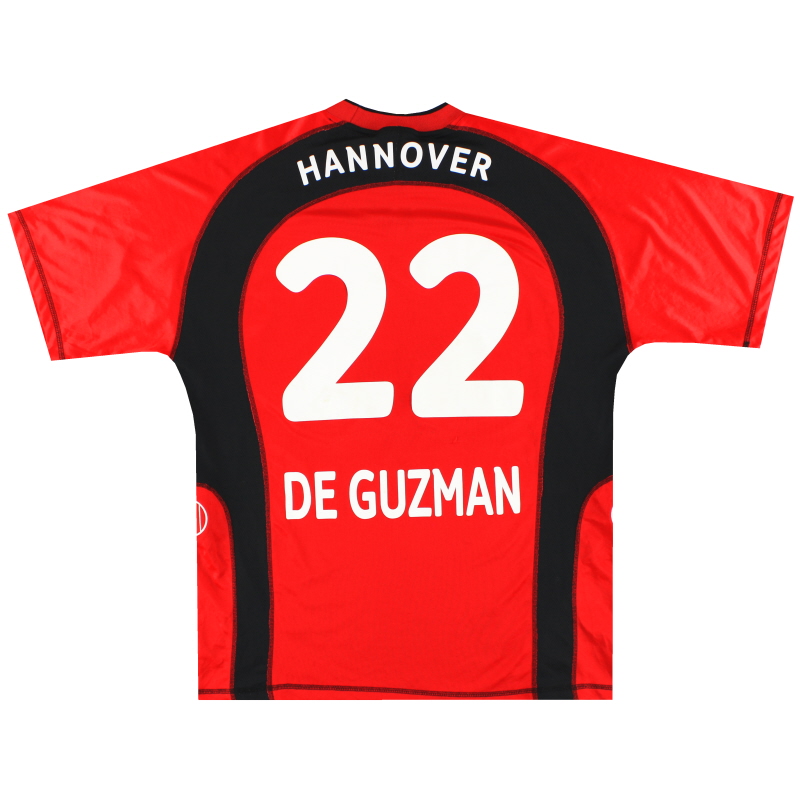2003-04 Hannover 96 Home Shirt De Guzman #22 XL