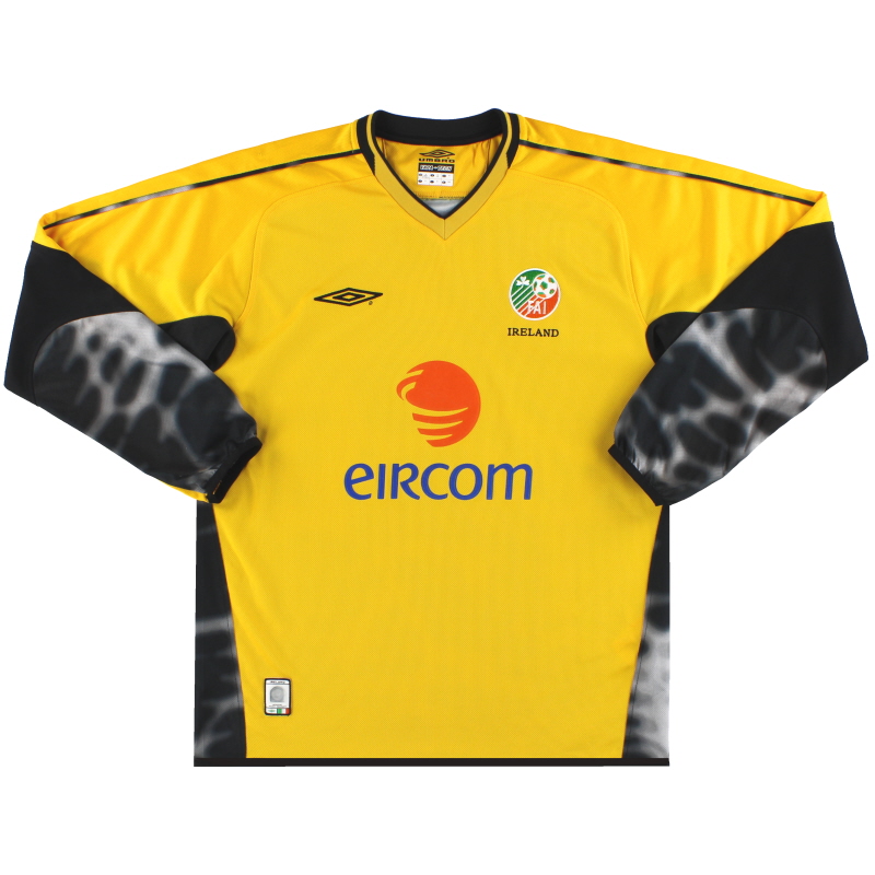 2003-04 Ireland Umbro Goalkeeper Shirt M