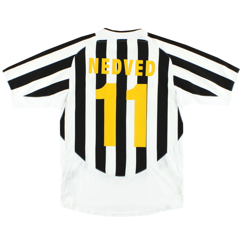 2003-04 Juventus Nike Home Shirt Nedved #11 M - 114321