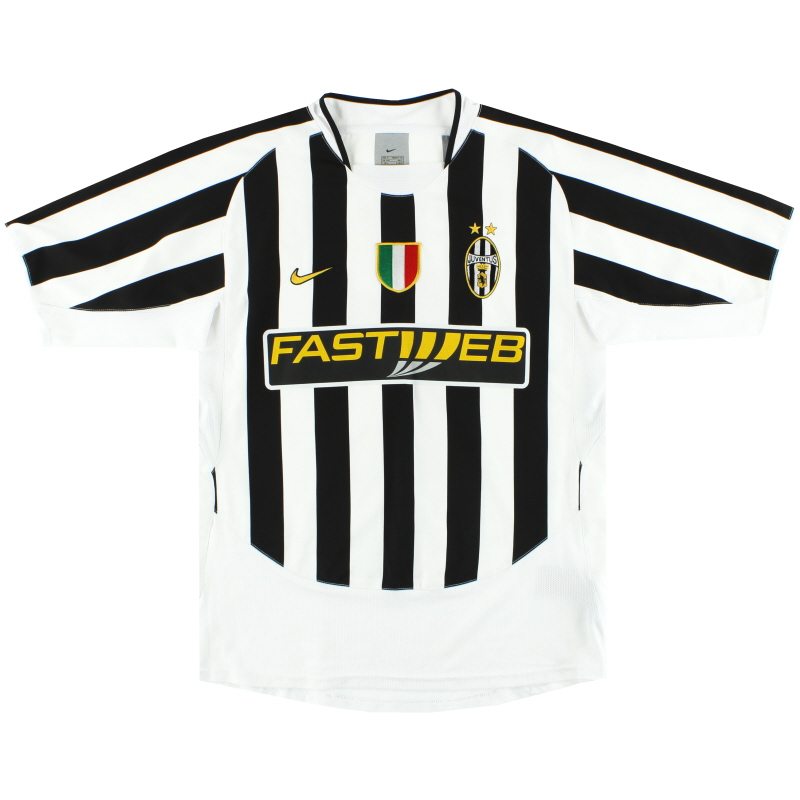 maglia juventus Lotto shirt 2002 2003 Trezeguet #17 jersey Fastweb XL mint 
