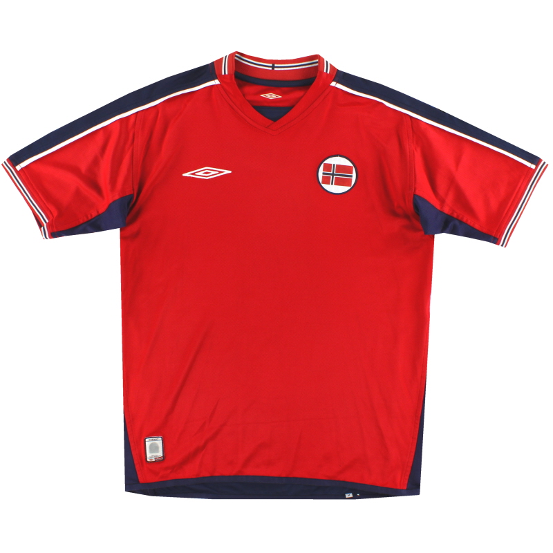 2003-04 Norway Umbro Home Shirt M