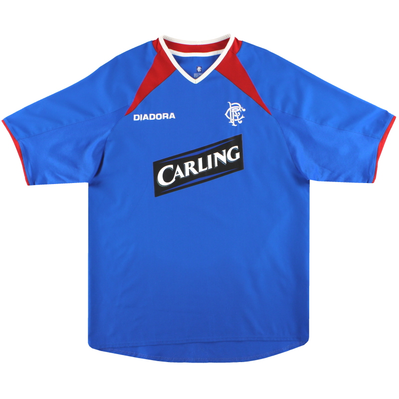2003-04 Rangers Diadora Home Shirt L