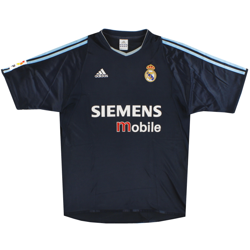 2003-04 Real Madrid adidas Away Shirt L