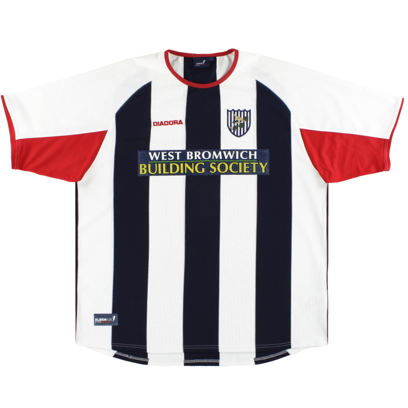 2003-04 West Brom Diadora Home Camiseta XL