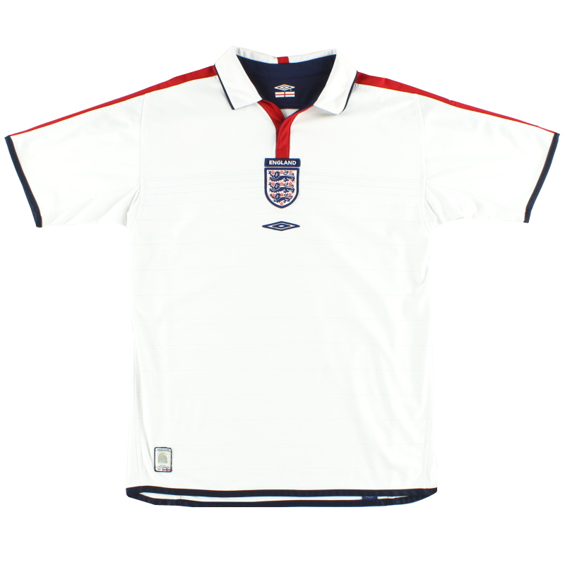 2003-05 England Umbro Home Shirt M