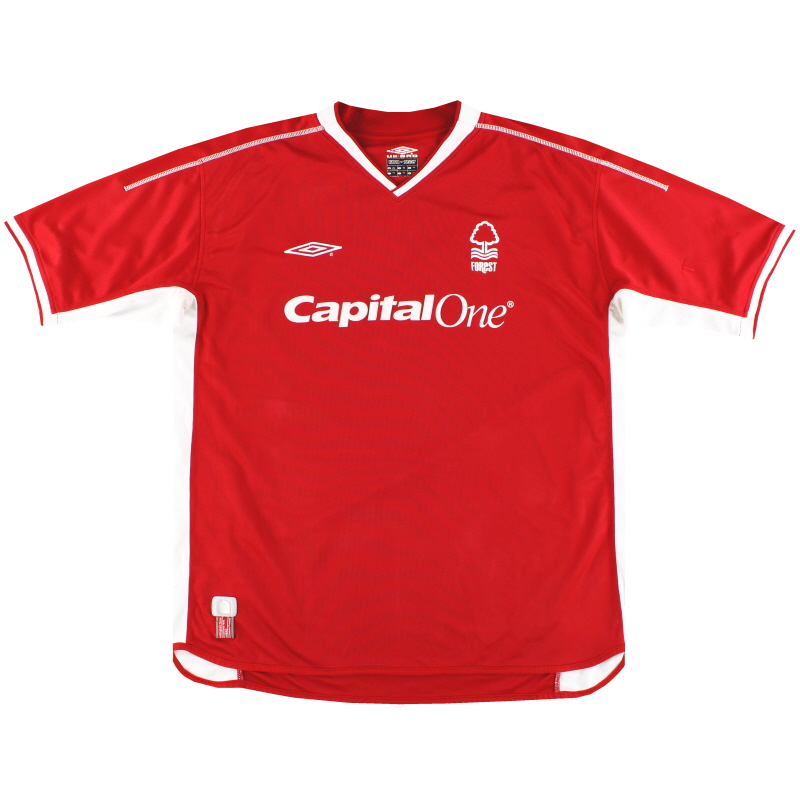 2003-04 Nottingham Forest Umbro Home Shirt XXL