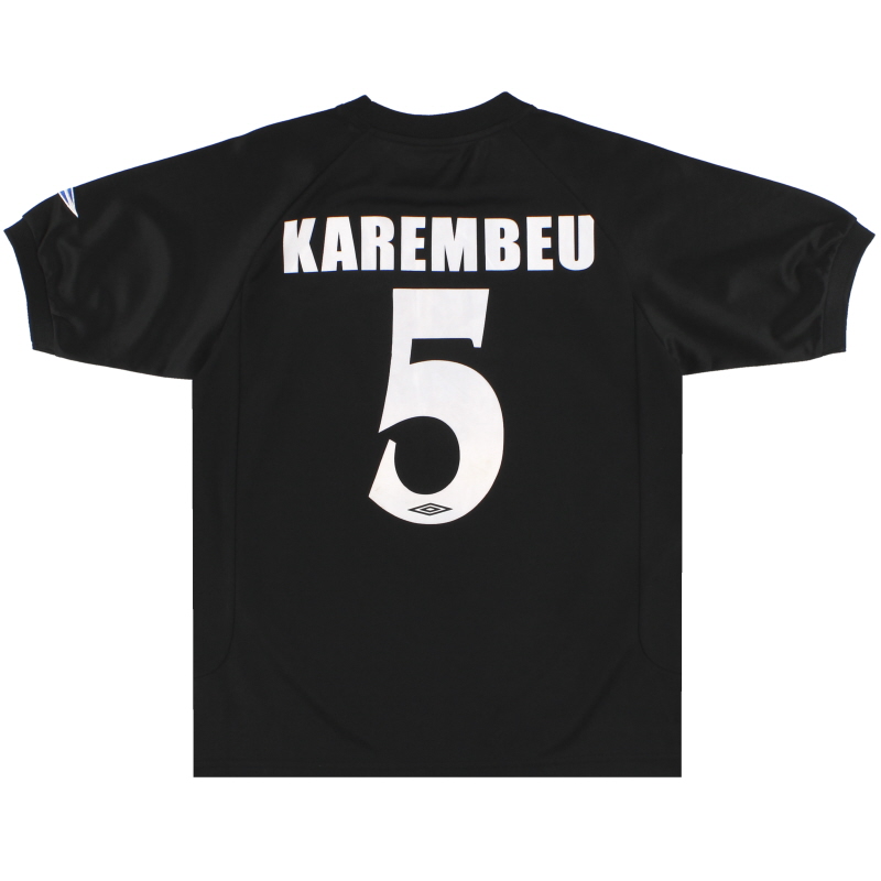 2003-05 Olympiakos Umbro Away Shirt Karembeu #5 M.Boys