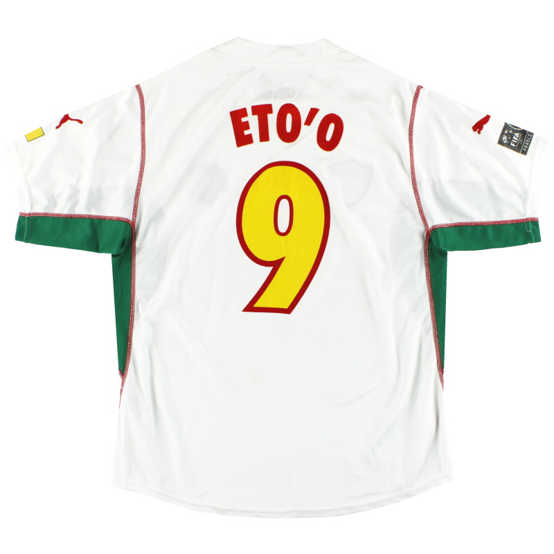 2003 Cameroon Puma Away Shirt Eto'o #9 XL