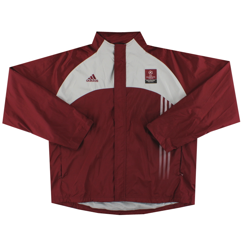 2003 UEFA CL Final adidas Staff Issue Hooded Rain Jacket XXL