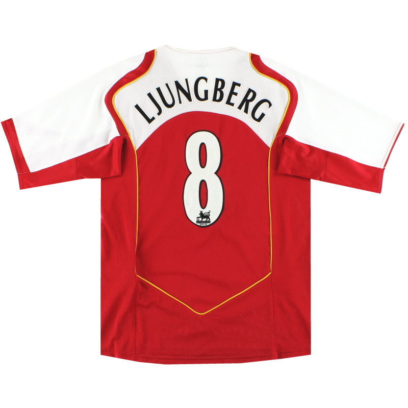 2004-05 Arsenal Nike Home Shirt Ljungberg #8 M - 118817