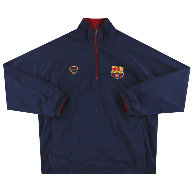 2004-05 Barcelona Nike 14/ Zip Reversable Jacket XL - 112691