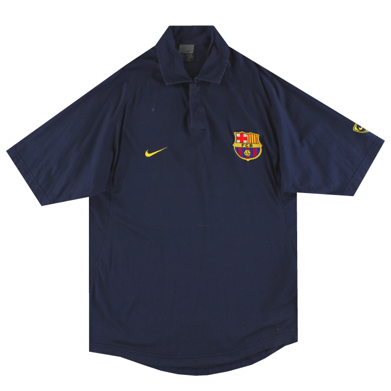 2004-05 Barcelona Nike Polo Shirt M