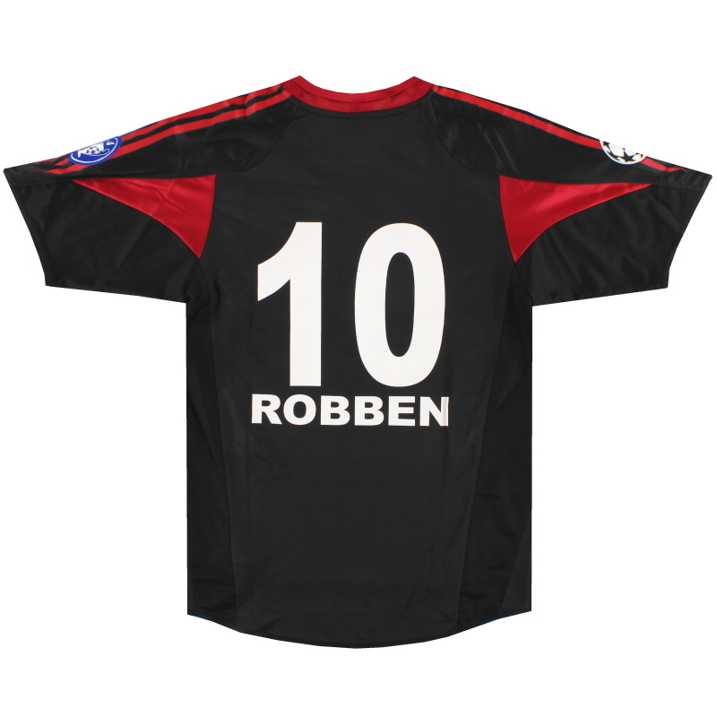 2004-05 Bayern Munich adidas CL Shirt Robben #10 S - 369173