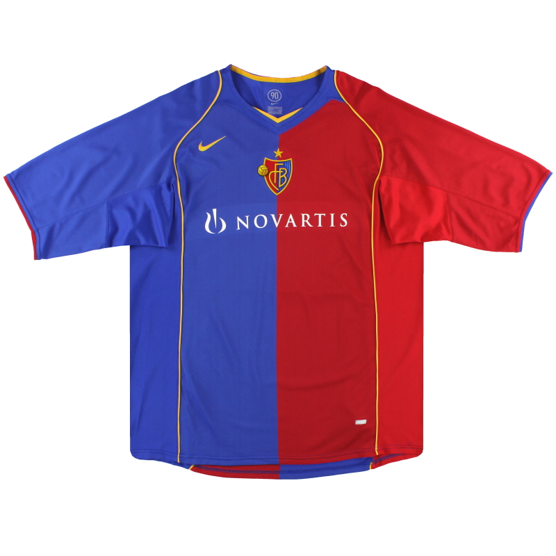 2004-05 FC Basel Nike Home Shirt *Mint* XXL - 118812