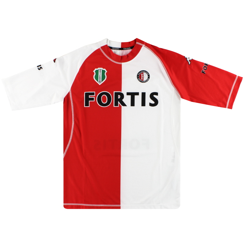 2004-05 Feyenoord Kappa 홈 셔츠 S